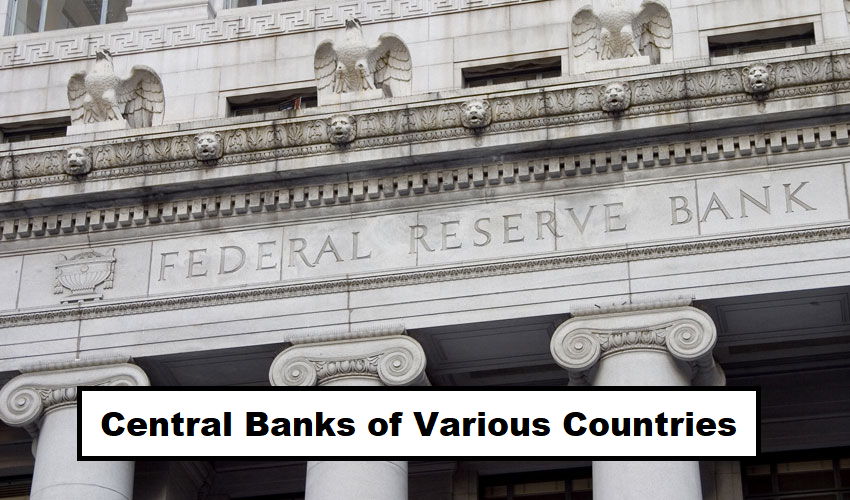 List of Central Banks of Various Countries of The World